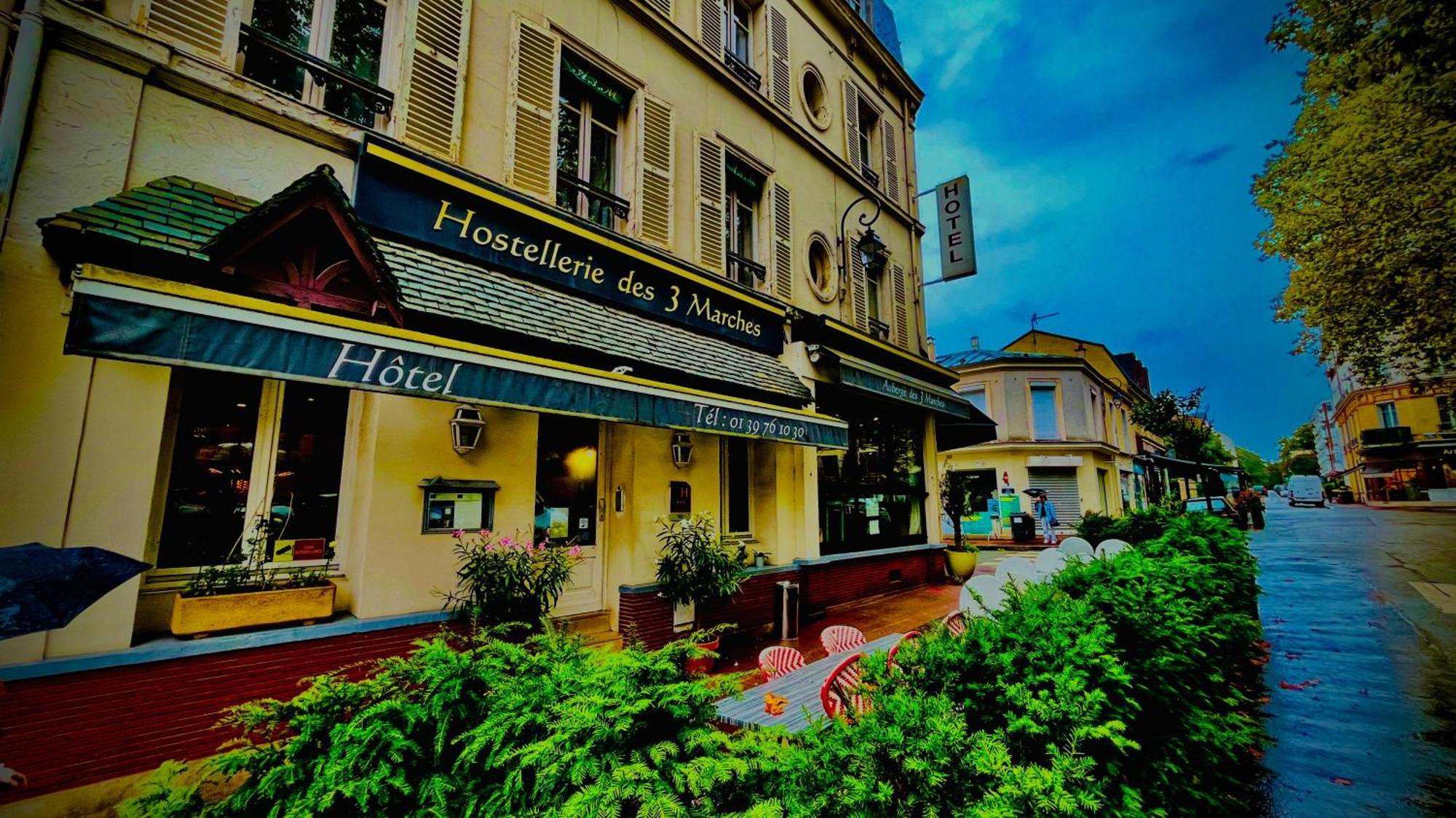 Hotel Des 3 Marches- Logis Hotel Restaurant Le Vesinet Ngoại thất bức ảnh